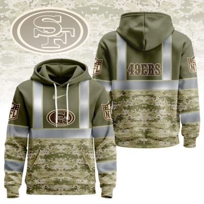 San Francisco 49ers | Premium NFL Hi Vis Salute to Service Hoodie