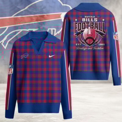 Buffalo Bills | Premium NFL Heritage And Tradition Classic Knit Pullover