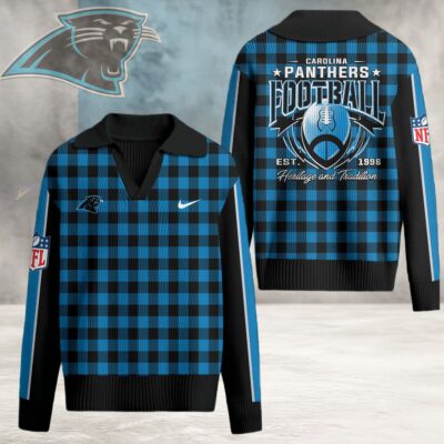 Carolina Panthers | Premium NFL Heritage And Tradition Classic Knit Pullover