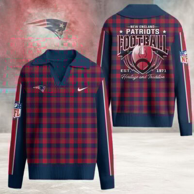 New England Patriots | Premium NFL Heritage And Tradition Classic Knit Pullover