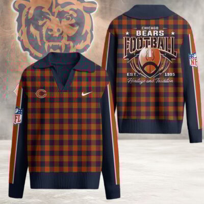 Chicago Bears | Premium NFL Heritage And Tradition Classic Knit Pullover