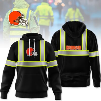 Cleveland Browns | Premium NFL Hi Vis Safety Reflective Hoodie