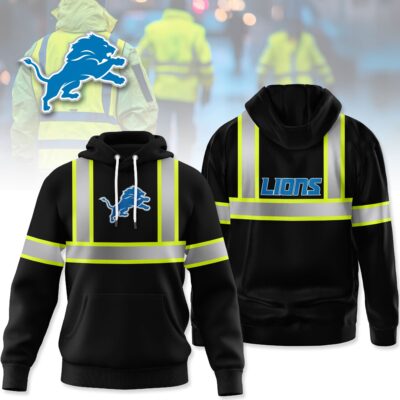 Detroit Lions | Premium NFL Hi Vis Safety Reflective Hoodie