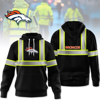 Denver Broncos | Premium NFL Hi Vis Safety Reflective Hoodie