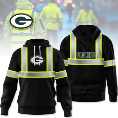 Green Bay Packers | Premium NFL Hi Vis Safety Reflective Hoodie