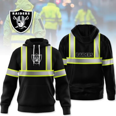 Las Vegas Raiders | Premium NFL Hi Vis Safety Reflective Hoodie