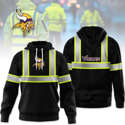 Minnesota Vikings | Premium NFL Hi Vis Safety Reflective Hoodie