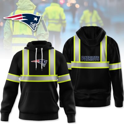New England Patriots | Premium NFL Hi Vis Safety Reflective Hoodie
