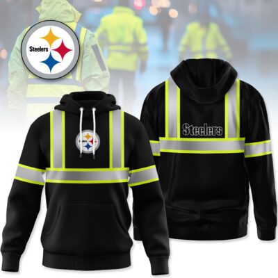 Pittsburgh Steelers | Premium NFL Hi Vis Safety Reflective Hoodie