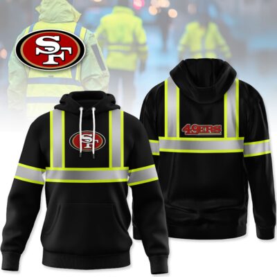 San Francisco 49ers | Premium NFL Hi Vis Safety Reflective Hoodie