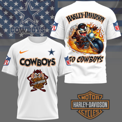Dallas Cowboys | Premium NFL Taz Looney Tunes 3D Shirt