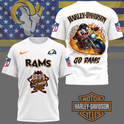 Los Angeles Rams | Premium NFL Taz Looney Tunes 3D Shirt