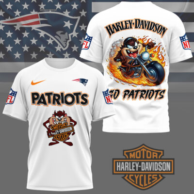 New England Patriots | Premium NFL Taz Looney Tunes 3D Shirt