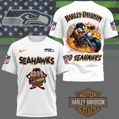 Seattle Seahawks | Premium NFL Taz Looney Tunes 3D Shirt