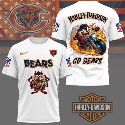 Chicago Bears | Premium NFL Taz Looney Tunes 3D Shirt