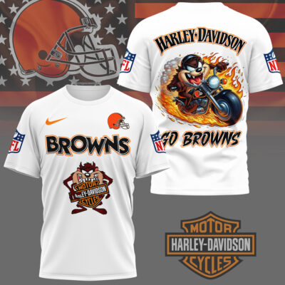 Cleveland Browns | Premium NFL Taz Looney Tunes 3D Shirt