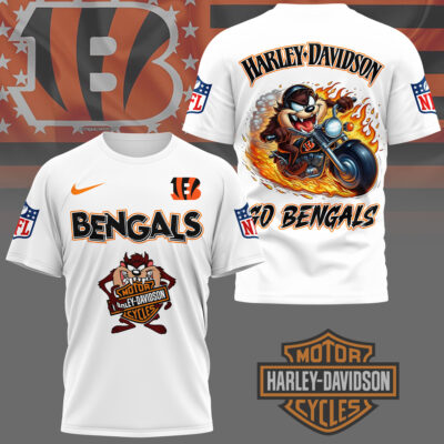 Cincinnati Bengals | Premium NFL Taz Looney Tunes 3D Shirt