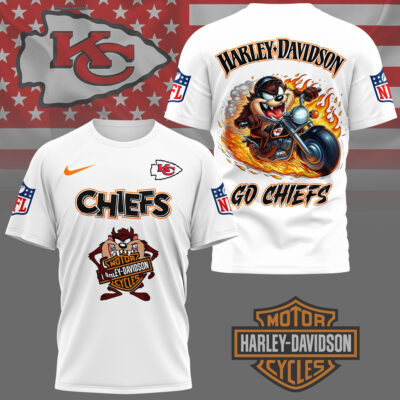 Kansas City Chiefs | Premium NFL Taz Looney Tunes 3D Shirt