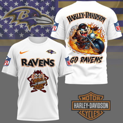 Baltimore Ravens | Premium NFL Taz Looney Tunes 3D Shirt