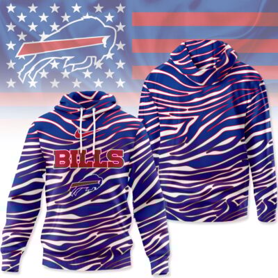 Buffalo Bills | Premium NFL Wave Stripe Hoodie
