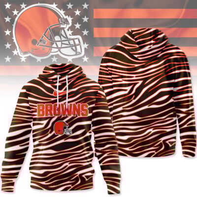 Cleveland Browns | Premium NFL Wave Stripe Hoodie