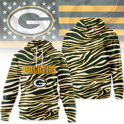 Green Bay Packers | Premium NFL Wave Stripe Hoodie