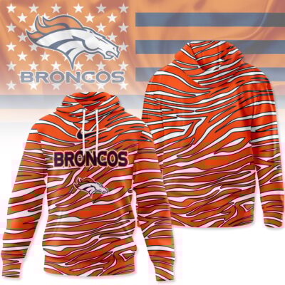 Denver Broncos | Premium NFL Wave Stripe Hoodie
