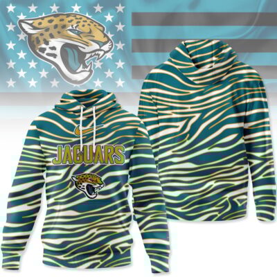 Jacksonville Jaguars | Premium NFL Wave Stripe Hoodie