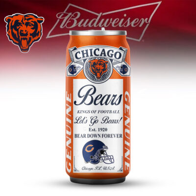Chicago Bears | Premium NFL Budweiser Can Tumbler