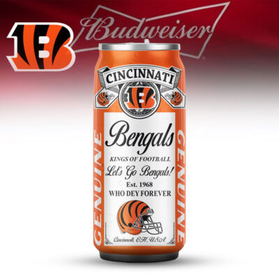 Cincinnati Bengals | Premium NFL Budweiser Can Tumbler