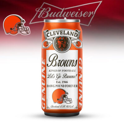 Cleveland Browns | Premium NFL Budweiser Can Tumbler