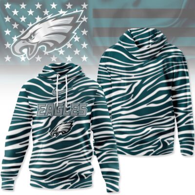 Philadelphia Eagles | Premium NFL Wave Stripe Hoodie