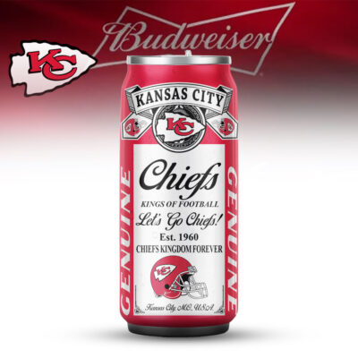 Kansas City Chiefs | Premium NFL Budweiser Can Tumbler