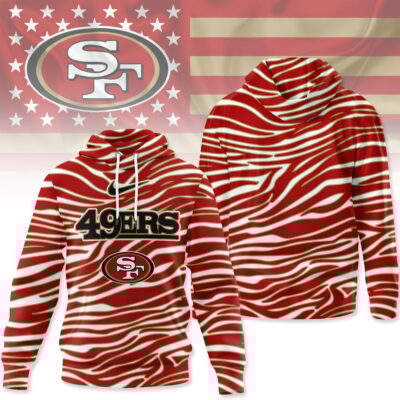 San Francisco 49ers | Premium NFL Wave Stripe Hoodie