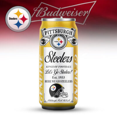 Pittsburgh Steelers | Premium NFL Budweiser Can Tumbler