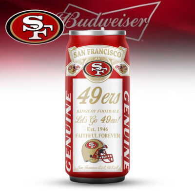 San Francisco 49ers | Premium NFL Budweiser Can Tumbler