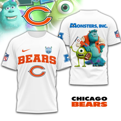 Chicago Bears | Premium NFL Monsters Funday Football 3D Shirt