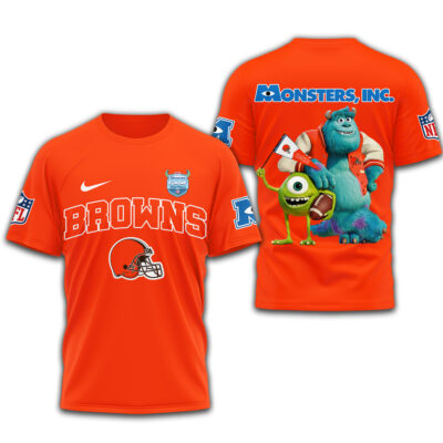 Cleveland Browns | Premium NFL Monsters Funday Football 3D Shirt