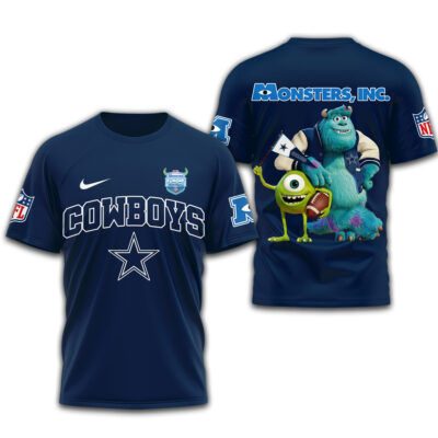 Dallas Cowboys | Premium NFL Monsters Funday Football 3D Shirt