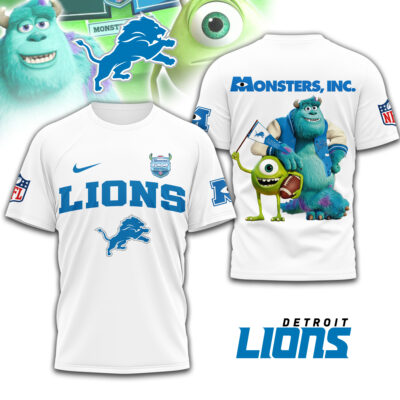 Detroit Lions | Premium NFL Monsters Funday Football 3D Shirt
