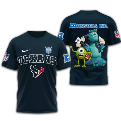 Houston Texans | Premium NFL Monsters Funday Football 3D Shirt