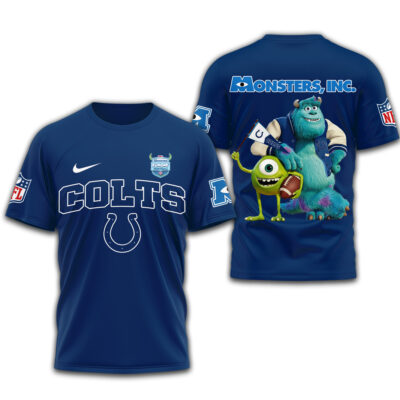Indianapolis Colts | Premium NFL Monsters Funday Football 3D Shirt
