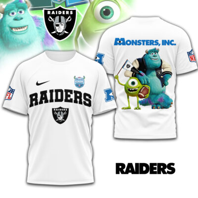 Las Vegas Raiders | Premium NFL Monsters Funday Football 3D Shirt