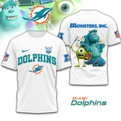 Miami Dolphins | Premium NFL Monsters Funday Football 3D Shirt