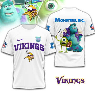 Minnesota Vikings | Premium NFL Monsters Funday Football 3D Shirt