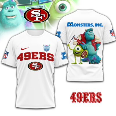 San Francisco 49ers | Premium NFL Monsters Funday Football 3D Shirt