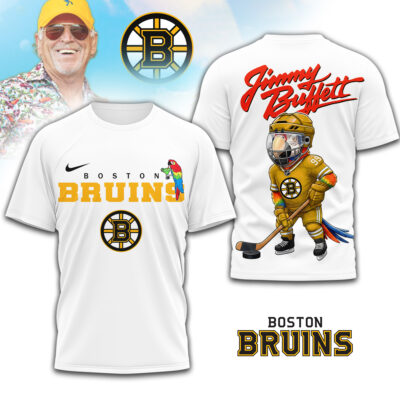 Boston Bruins | Premium NHL Jimmy Buffett 3D Shirt