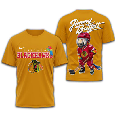 Chicago Blackhawks | Premium NHL Jimmy Buffett 3D Shirt
