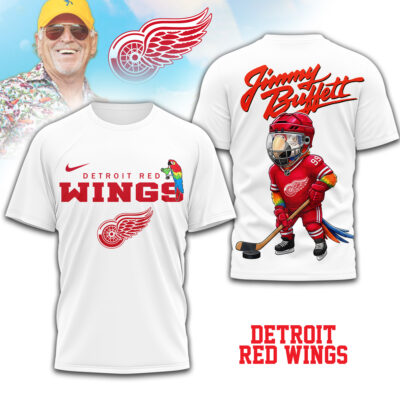 Detroit Red Wings | Premium NHL Jimmy Buffett 3D Shirt