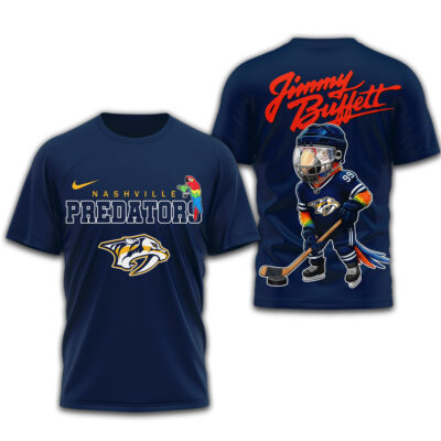 Nashville Predators | Premium NHL Jimmy Buffett 3D Shirt